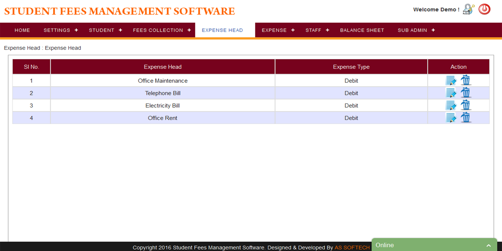 student fees management